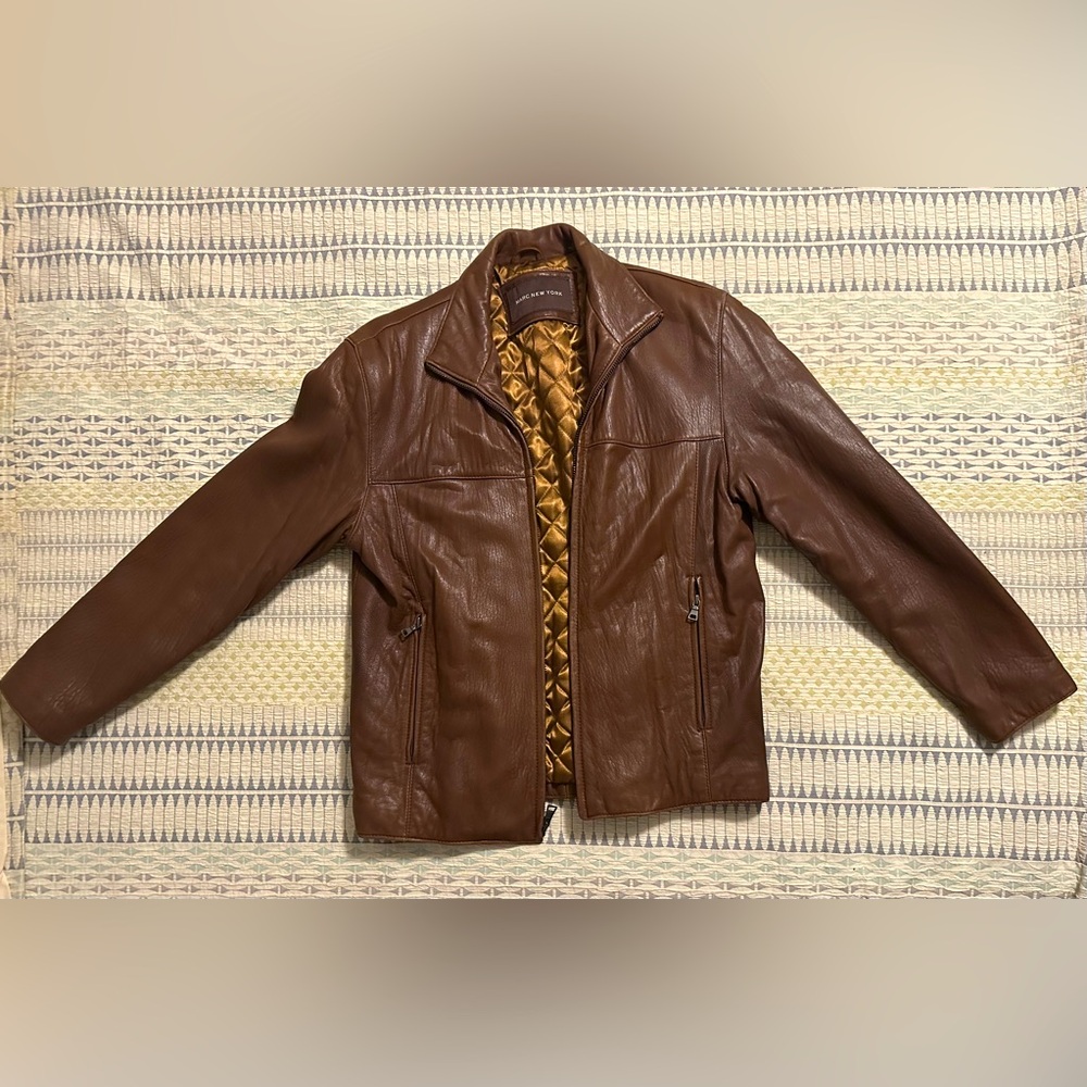 Mens Winter Leather Jacket